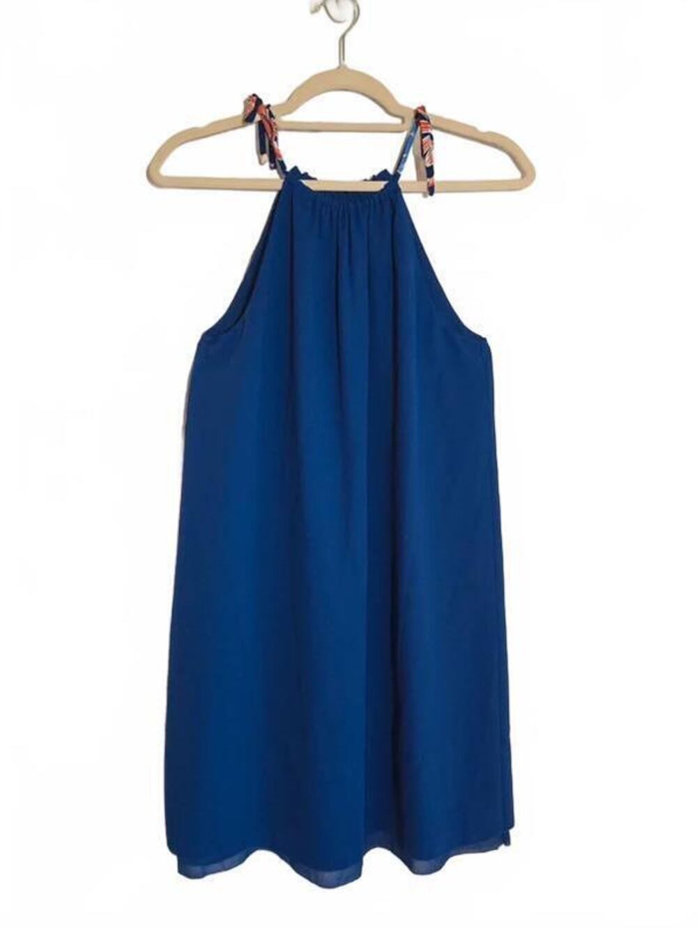 Cooper & Ella blue pillowcase dress size small